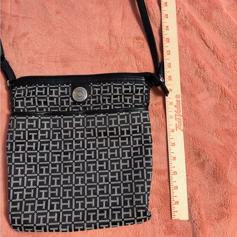 Tommy Hilfiger Monogram Black Crossbody Bag